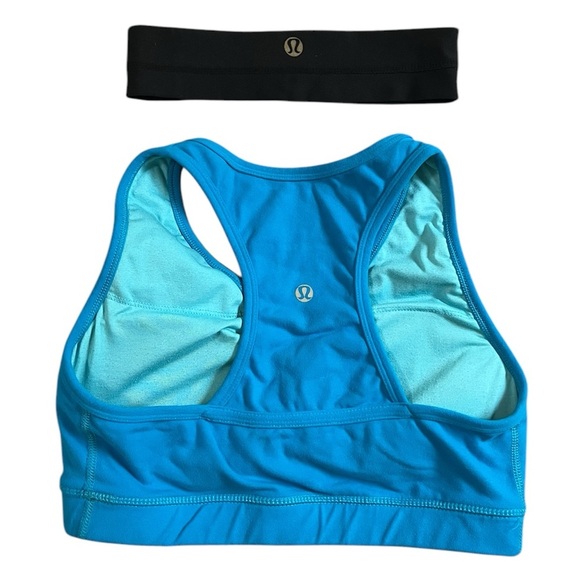 Lululemon Sports Bra with Bonus Lulu Headband! - Picture 1 of 3